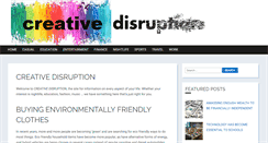 Desktop Screenshot of creativedisruption.net